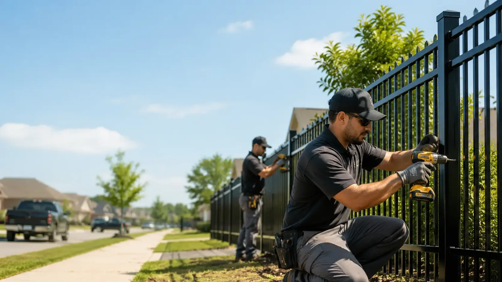 Metal Fence Installation in Leander, TX
